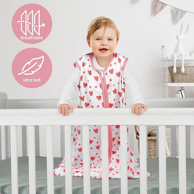 BSTOPPT 3 Pack Baby Sleep Sack 12-18 Months 100% Rayon Cotton Baby Sleeping Bag - Image 3
