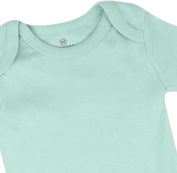 HonestBaby baby-girls 5-pack Short Sleeve Bodysuits One-piece 100% Organic - Image 3