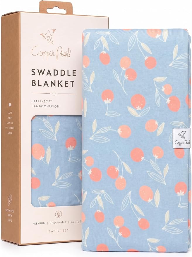 Copper Pearl Swaddle Blankets for Newborns | Soft Stretchy Receiving Blankets by CopperPearl