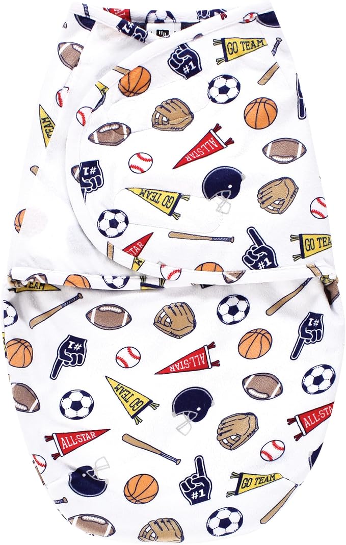 Hudson Baby Unisex Baby Plush Faux Fur Swaddle Wrap by HudsonBaby