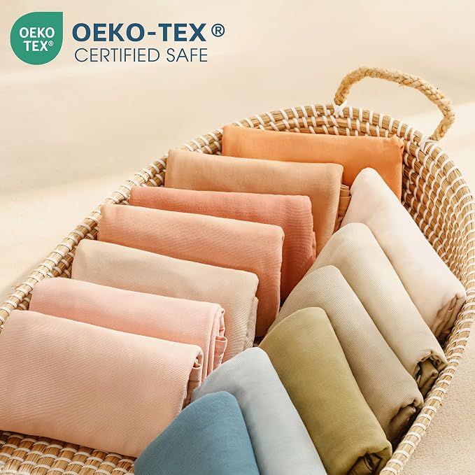 Newborn Swaddle Blanket, Ultra Soft Stretchy Jersey Knit Receiving Blankets 2 - Image 8