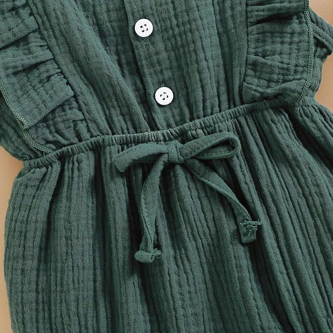 Renotemy Newborn Infant Baby Girl Clothes Rompers Summer Jumpsuits Short Sleeve Romper Infant Baby Clothes Girl