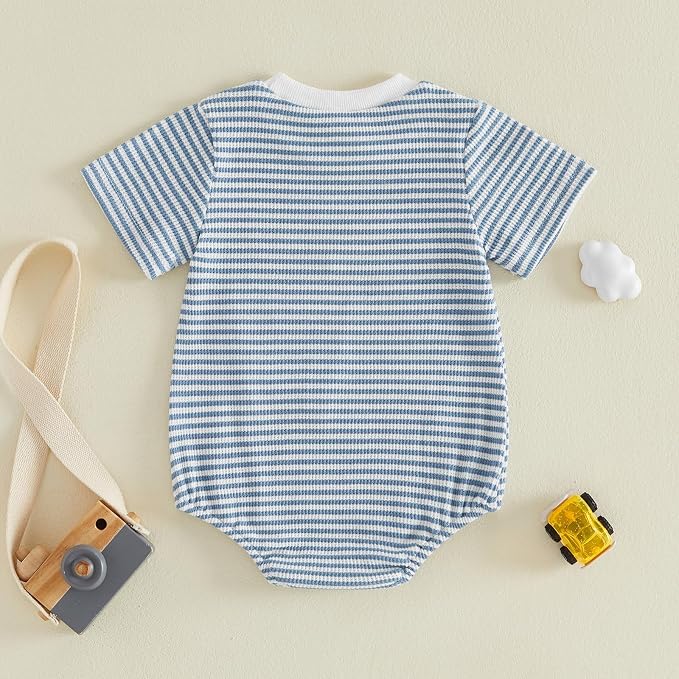 Newborn Baby Boy Girl Summer Clothes Funny Print Sweatshirt Romper Oversized - Image 8