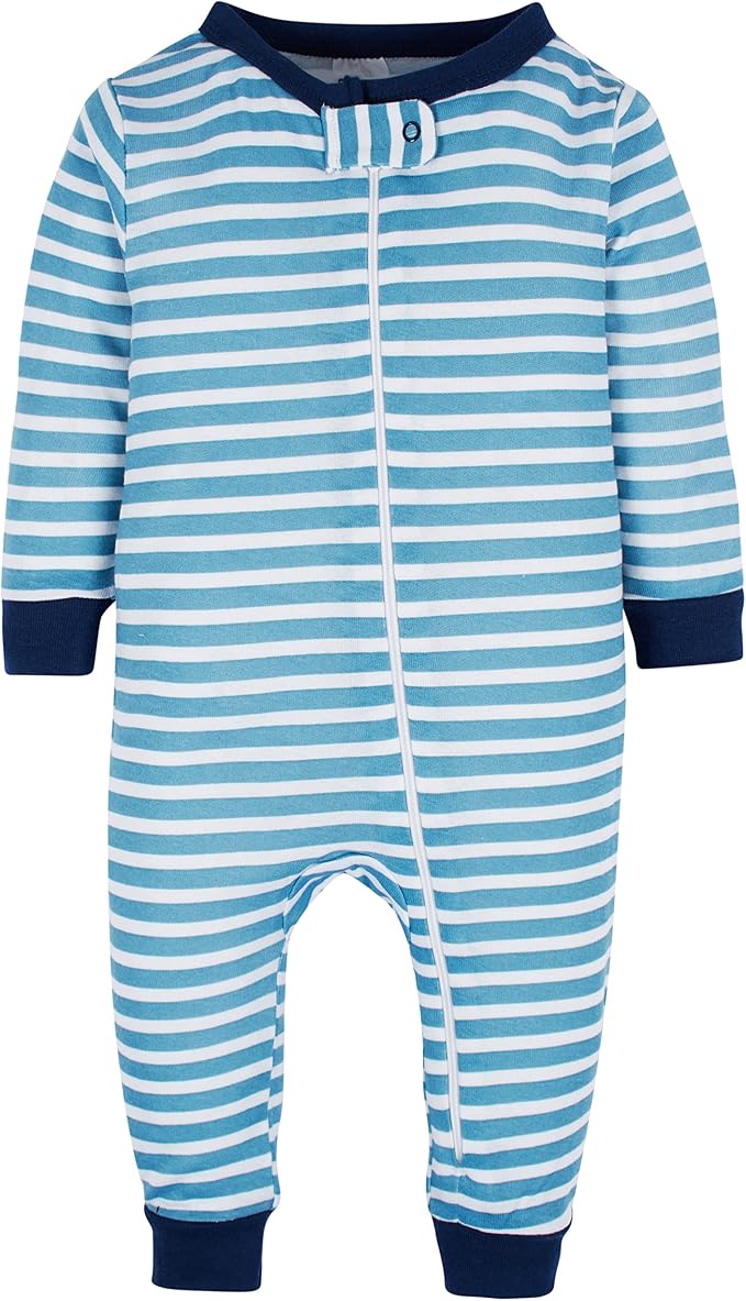 Onesies Brand Baby Boys' 3-pack Snug Fit One-piece Cotton Pajamas - Image 3