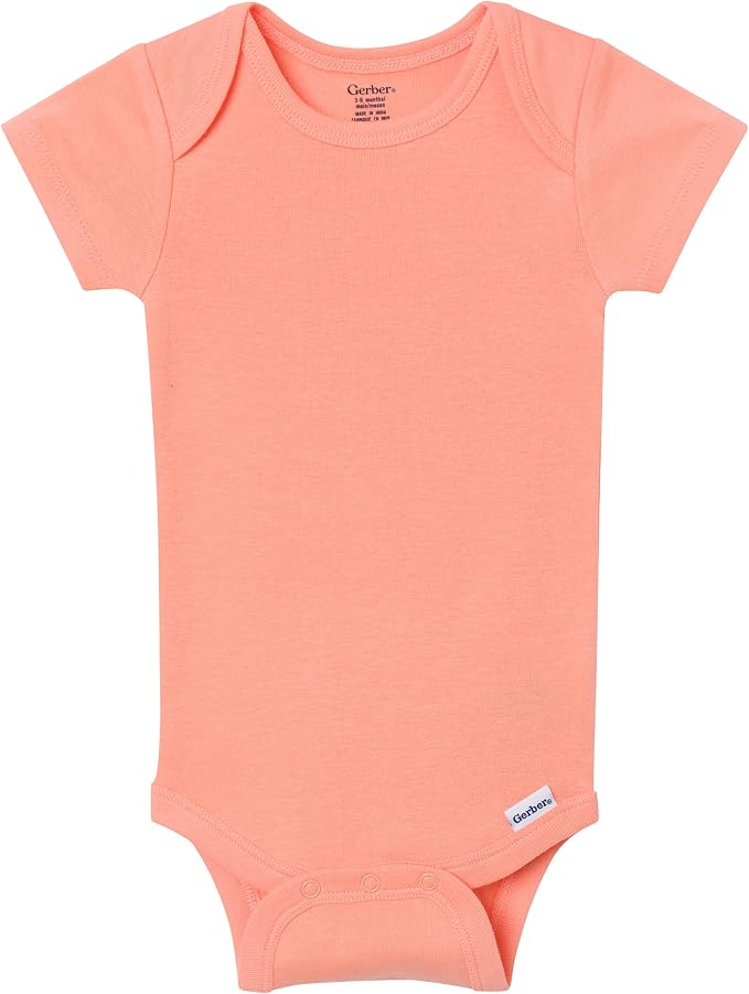 Gerber Baby Boys & Girls 8-Pack Short Sleeve Onesies Bodysuits - Image 7