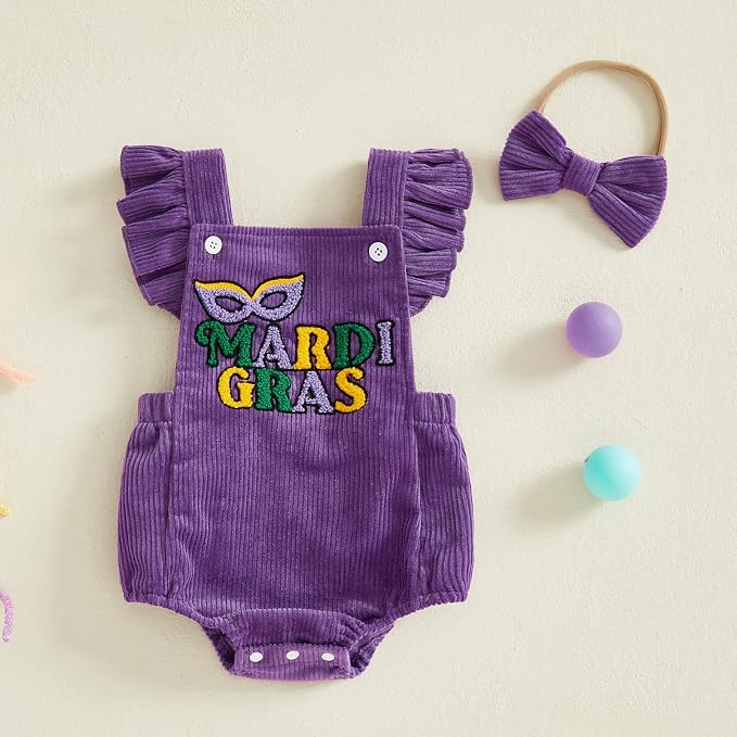 YINGISFITM My First Halloween Baby Girl Outfit Newborn Pumpkin Bubble Romper - Image 5