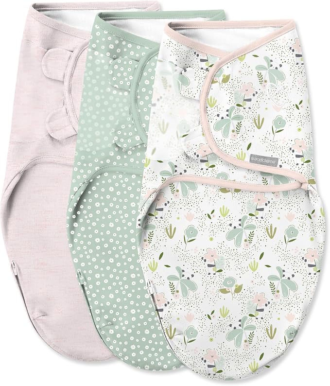 SwaddleMe by Ingenuity Easy Change Baby Swaddle in Size Small/Medium, 0-3 Months by SwaddleMe%C2%AE