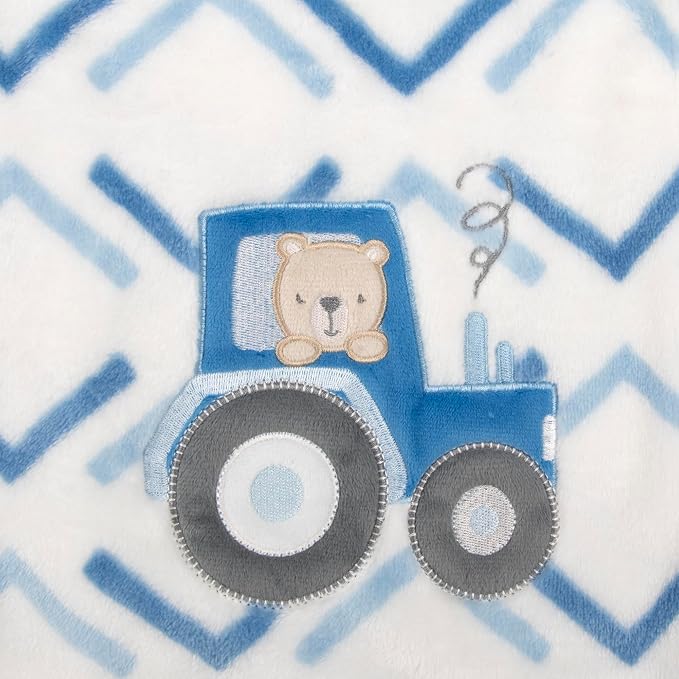 Plush Fleece Throw and Receiving Baby Blankets - Image 3