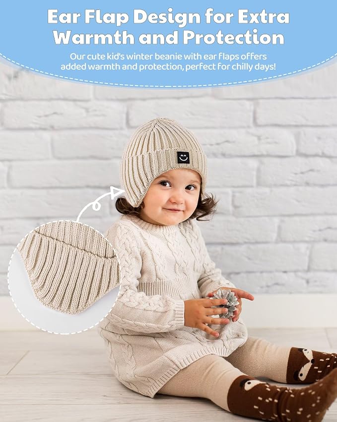 Alepo 3 Pack Baby Beanie Hats - Image 4