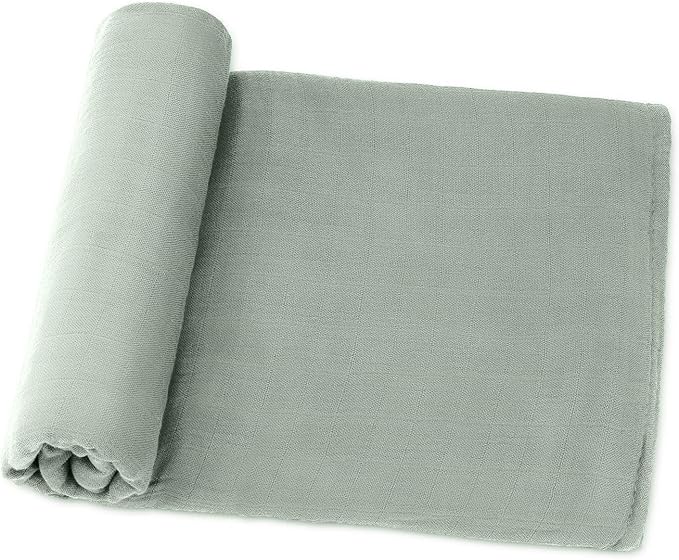 Comfy Cubs Muslin Swaddle Blankets Pack of 1, 47 x 47 Inch Soft Cotton Baby by ComfyCubs