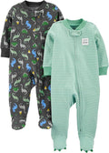 Simple Joys by Carter's baby-boys 2-way Zip Thermal Footed Sleep and Play by SimpleJoysbyCarters
