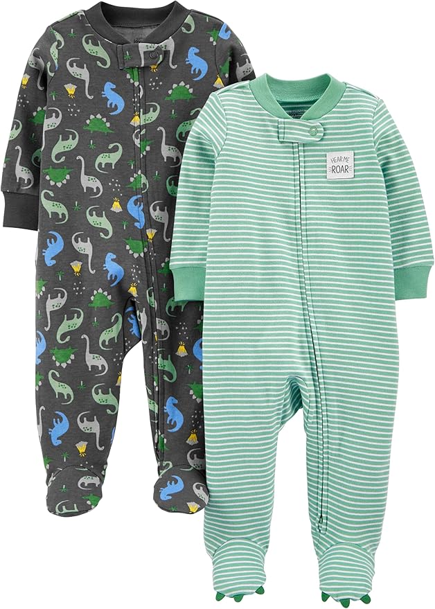 Simple Joys by Carter's baby-boys 2-way Zip Thermal Footed Sleep and Play by SimpleJoysbyCarters