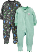 Simple Joys by Carter's baby-boys 2-way Zip Thermal Footed Sleep and Play by SimpleJoysbyCarters