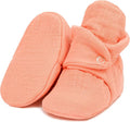 Ella Bonna Baby Booties Organic Cotton Muslin Newborn Baby Slippers Baby Boy by EllaBonna