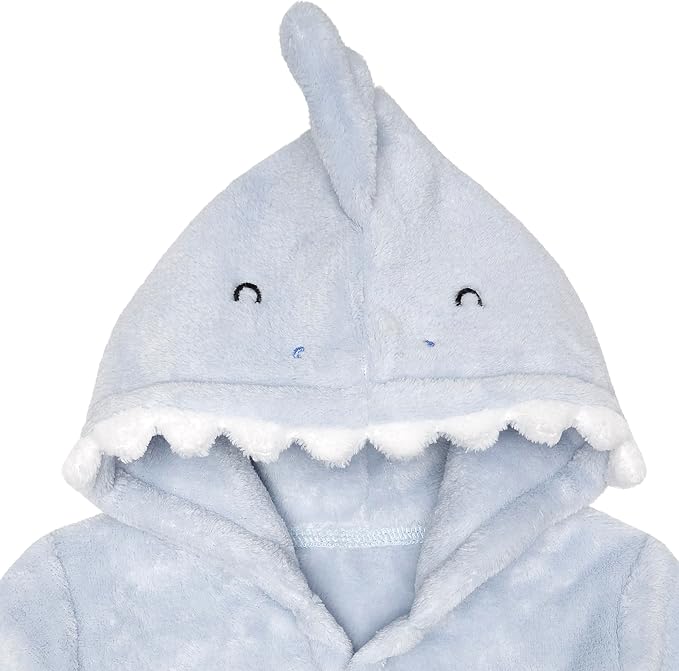 Gerber Baby Boys & Girls Plushy Soft Hooded Animal Character Bathrobe - Image 8