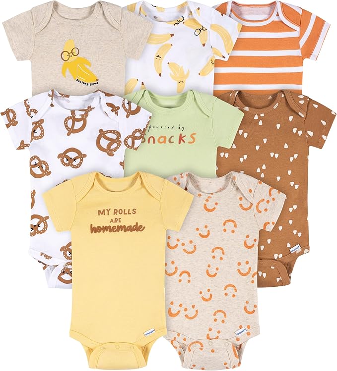 Onesies Brand Baby 8-pack Short Sleeve Mix & Match Bodysuits by OnesiesBrand
