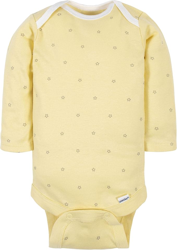 Gerber Baby 6 Pack Long-sleeve Onesies Bodysuit - Image 4