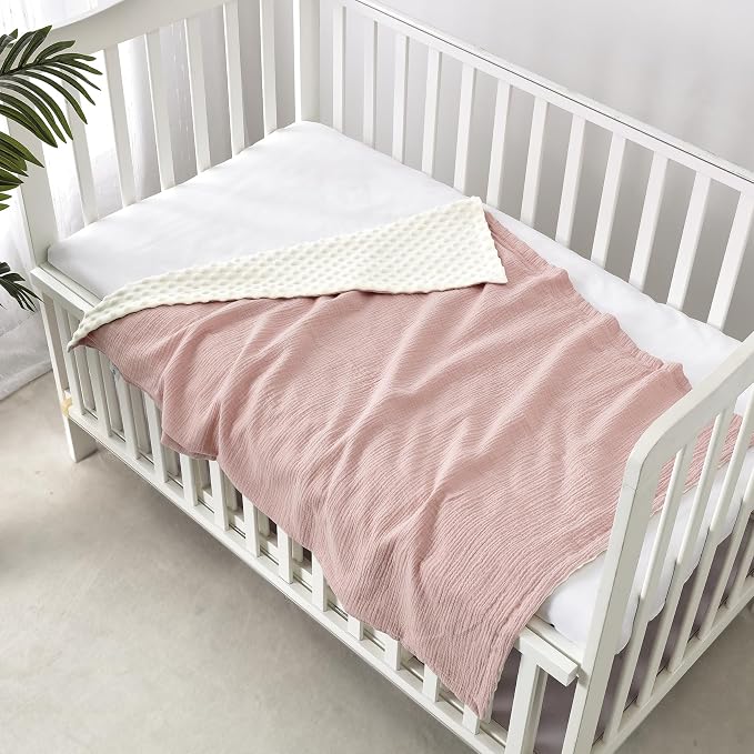 CREVENT 30''X40'' Organic Muslin Cotton Baby Blanket - Image 4