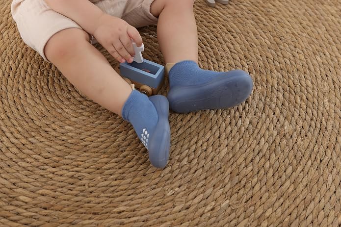 Baby Sock Shoes Toddler Walking Shoes Infant Slippers | Soft Rubber Sole - Image 6