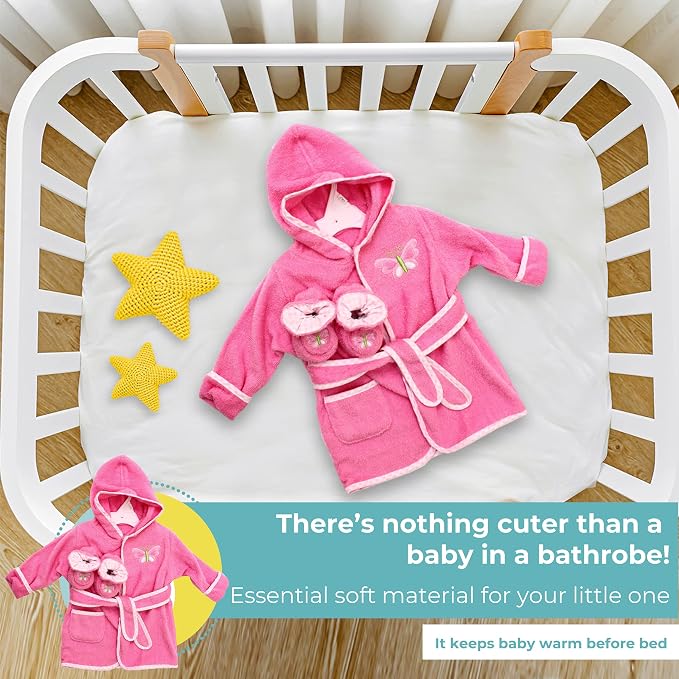 Spasilk 100% Cotton Hooded Terry Bathrobe - Image 5