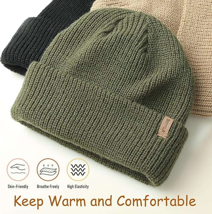 Bebila Baby Beanie Toddler Infant Winter Hats Knit Warm Caps for Boys Girls