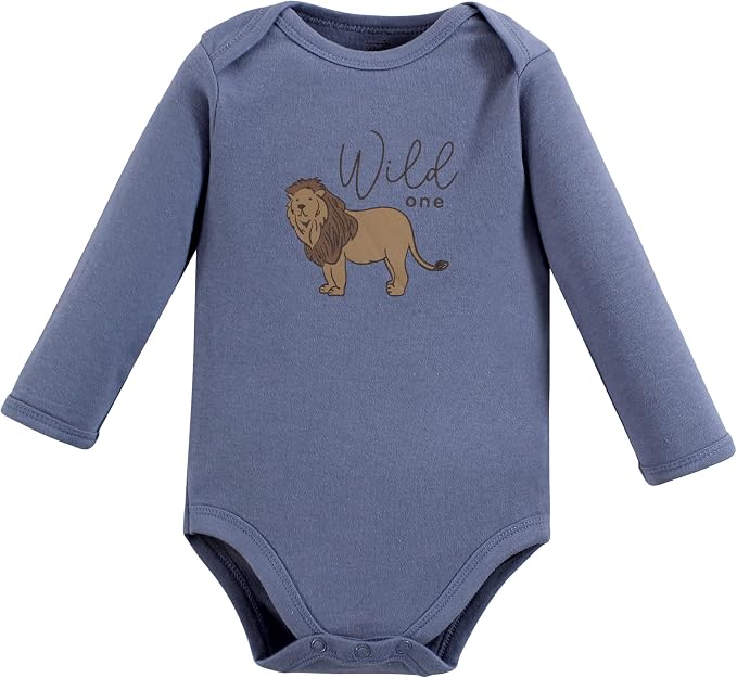 Touched by Nature Unisex Baby Organic Cotton Long-Sleeve Bodysuits - Image 5