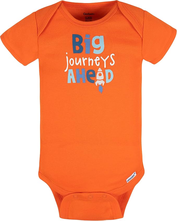 Gerber Baby Boys' 5-pack Variety Onesies Bodysuits - Image 2