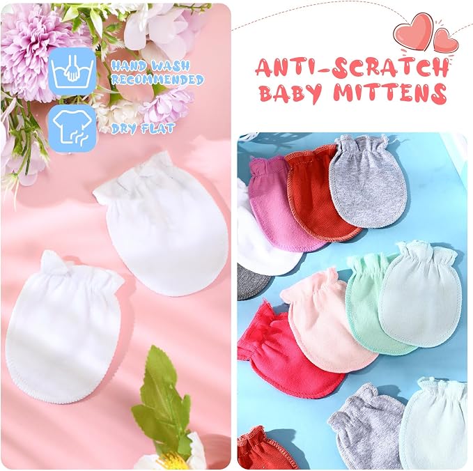 20 Pairs Newborn Baby 0-6 Months No Scratch - Image 3