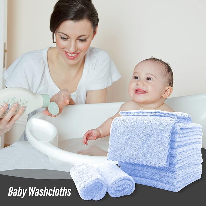 Sunny zzzZZ Ultra Soft 24 Pack Baby Washcloths - Image 5