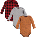 Hudson Baby baby-boys Cotton Long-sleeve Bodysuits 3-pack by HudsonBaby