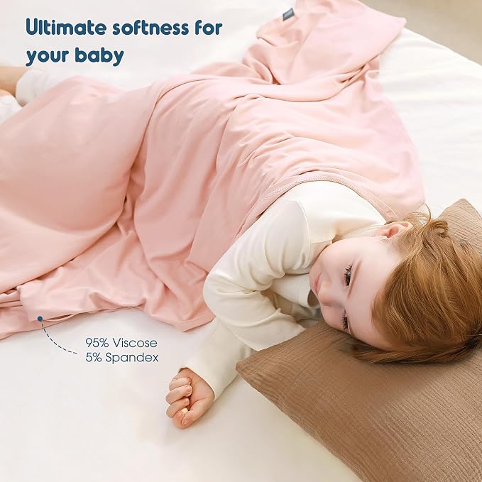 2 Pack Newborn Swaddle Blanket, Ultra Soft Stretchy Jersey Knit Extra Large - Image 5