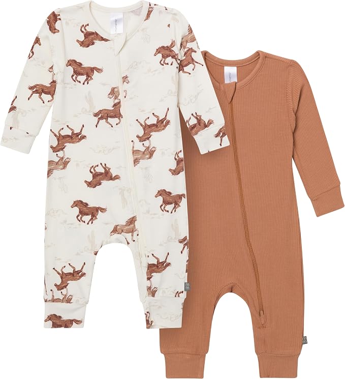 Modern Moments by Gerber Baby Viscose 2-pack Footless Tight Fitting Pajamas by ModernMomentsbyGerber