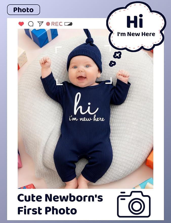 Babymine Newborn Coming Home Outfit Unisex Baby Clothes - Image 2