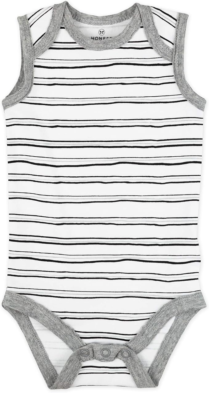 HonestBaby baby-boys Sleeveless Bodysuits One-piece 100% Organic Cotton - Image 4