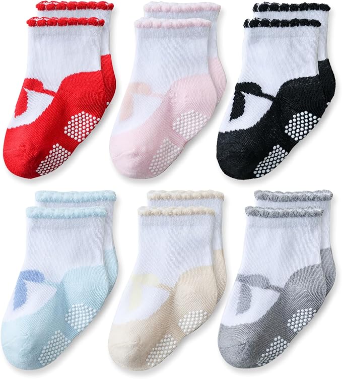 EPEIUS Unisex Baby Girls Boys Non-Slip Socks by EPEIUS