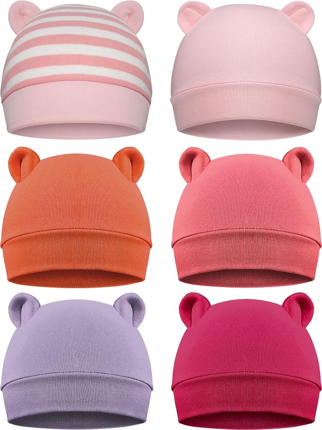 Geyoga Pieces Newborn Baby Hat Bear Ears by Geyoga