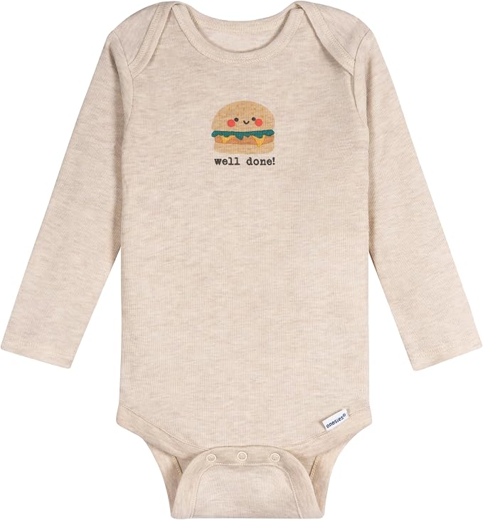 Onesies Brand Baby Boys & Girls 6-Pack Long Sleeve Bodysuits - Image 6