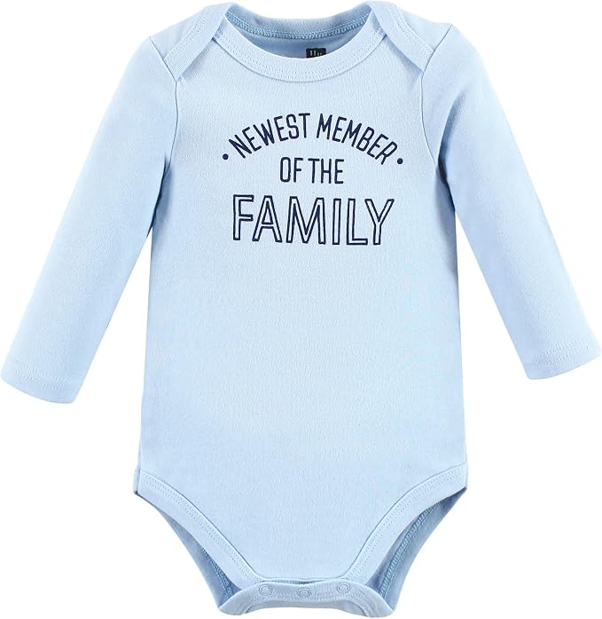 Hudson Baby baby-boys Cotton Long-sleeve Bodysuits 3-pack - Image 5