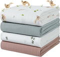 POMISO Muslin Swaddle Blankets for Boys & Girls, Newborn Receiving Blankets by POMISO