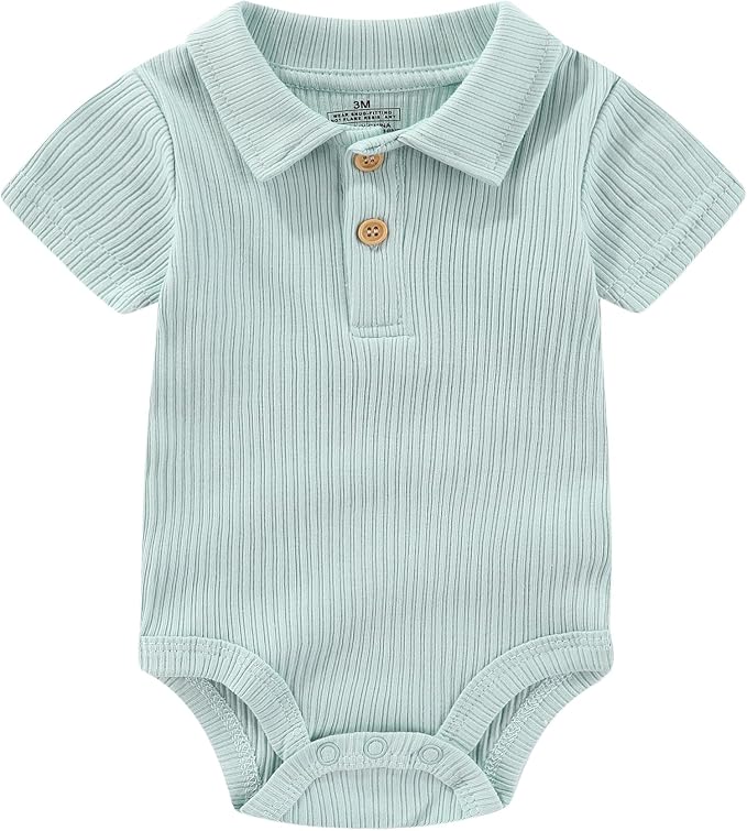 Baby Bodysuits Ribbed Mix Summer Newborn Boy Girl Clothes 5-pack | Multiple - Image 3