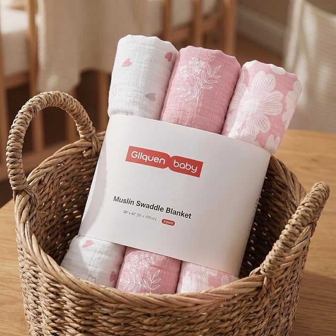 GLLQUEN BABY Muslin Swaddle Blankets - Image 9