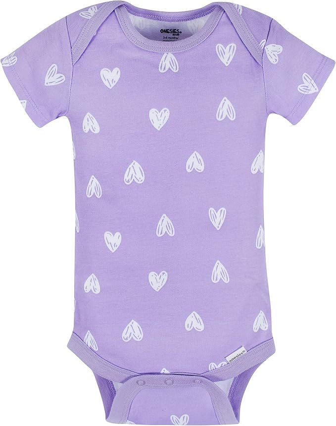 Onesies Brand Baby Girls' 8-pack Short Sleeve Mix & Match Bodysuits - Image 5
