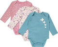 Hanes Baby Pure Comfort Long Sleeve Bodysuits, Infant Bodysuits, Boys & Girls by Hanes