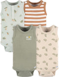 Gerber Baby Boys Multi-Pack Sleeveless Onesies Bodysuit by Gerber