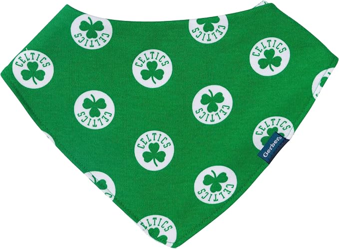 Gerber Baby NBA Bandana Bib and Burp Cloth Set - Image 4