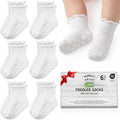 Organic Cotton Blend Ruffle Toddler Socks 6M-12M-2t-3t-4t-5t Gift by MothersChoice