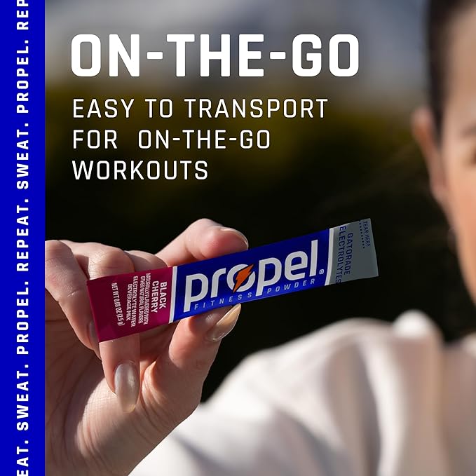 Propel Electrolyte Enhanced Water Drink Mix Powder Packets, Grape Variety Pack, Zero Calorie & Zero Sugar Hydration with Electrolytes and Vitamins C & E (30 Packets)