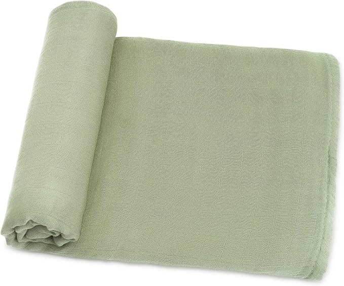 Comfy Cubs Muslin Swaddle Blankets Pack of 1, 47 x 47 Inch Soft Cotton Baby by ComfyCubs