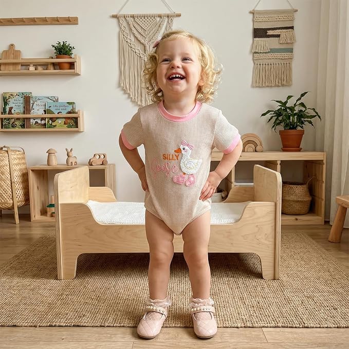 Newborn Baby Boy Girl Summer Clothes Funny Print Sweatshirt Romper Oversized - Image 3