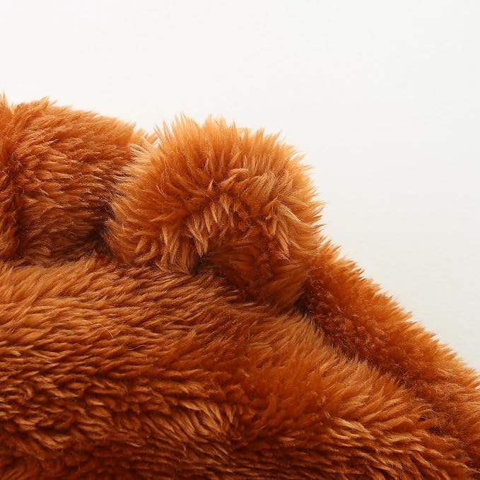 Newborn Infant Baby Boys Girls Cartoon Fleece Hooded Jacket Coat - Image 5